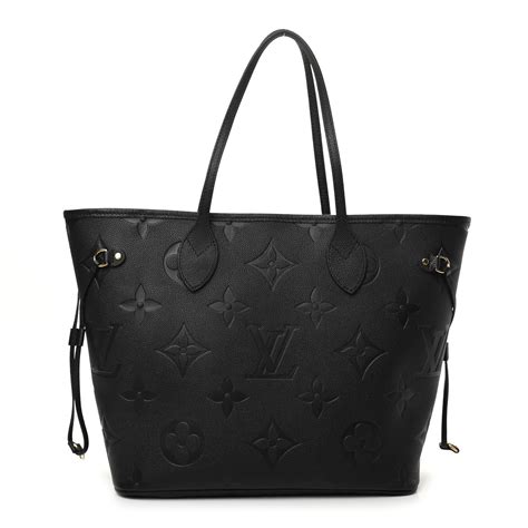 louis vuitton neverfull black monogram.